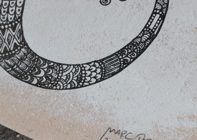 Musical Gekko - signature detail